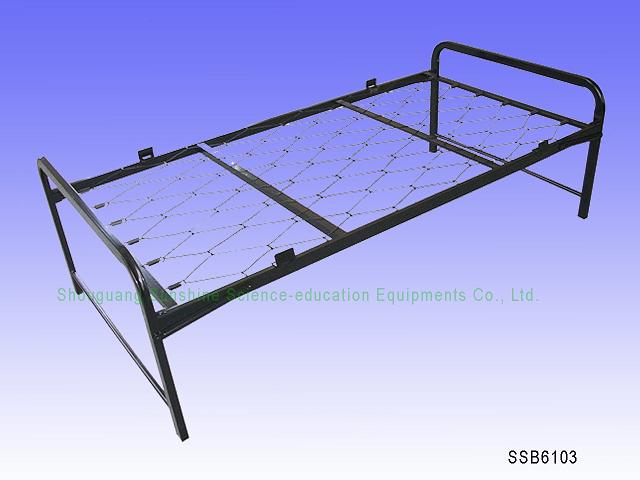 single metal bed