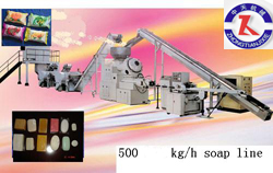500kg/h soap productio line