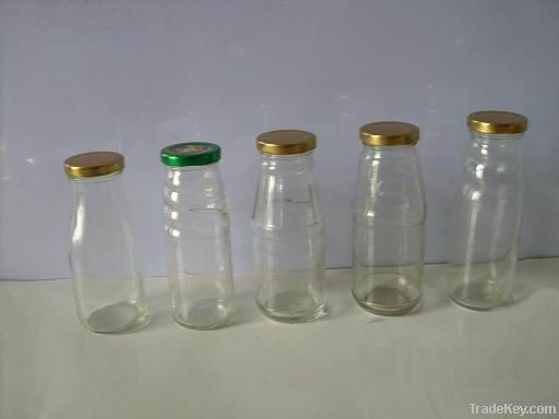 Drinking beverage & juice glass bottles