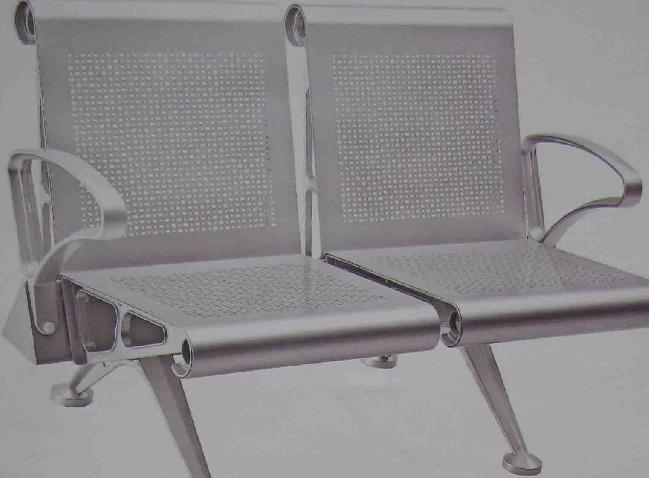 aluminium public chair