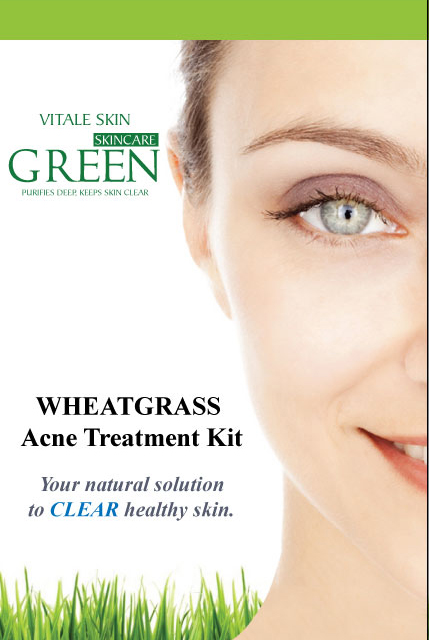 Wheatgrass Acne Treatment Kit