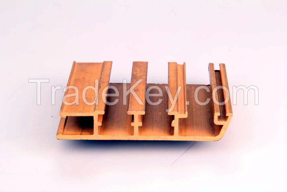 Brass profiles for windows or doors