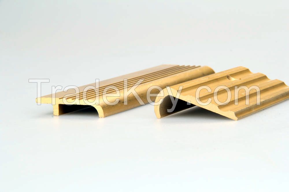 Brass profiles for windows or doors