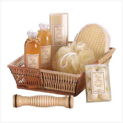 Ginger Tea Bath Basket