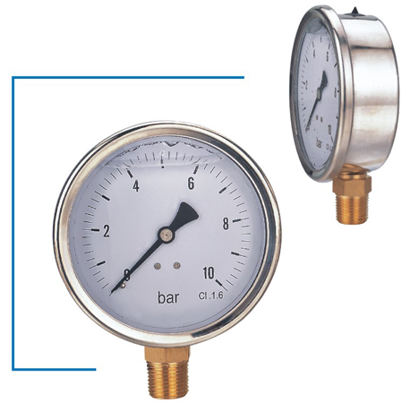 fillable  pressure gauge