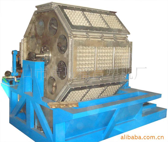 Roller pulp moulding machine