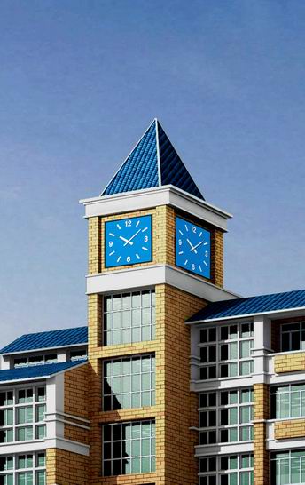 GPS LED digital clock, analog clock , solar outdoor clock