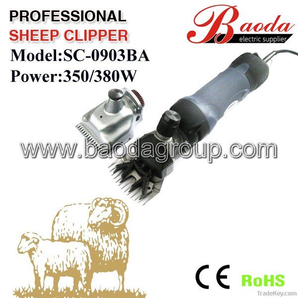 Double head animal clipper for sheep, horse and cattle