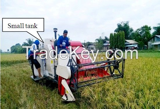 rice and wheat combine harvester