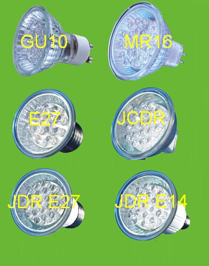 Standard LED Spotlights(GU10, MR16, E27, E14, JDR)
