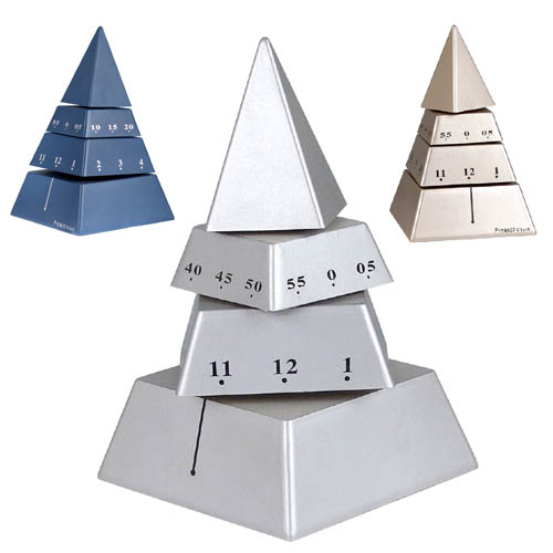 pyramid Table Alarm Clock