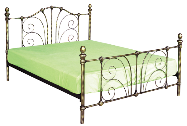 steel iron bed