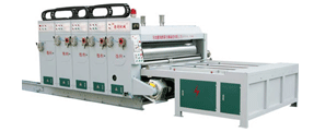 automatic corrugated paperboard flexo printing(slotting, die-cutting) m
