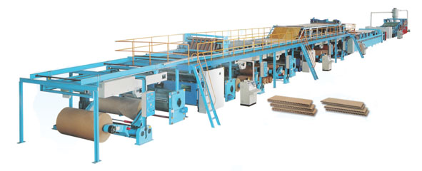3 (5, 7) ply corrugated carton production line