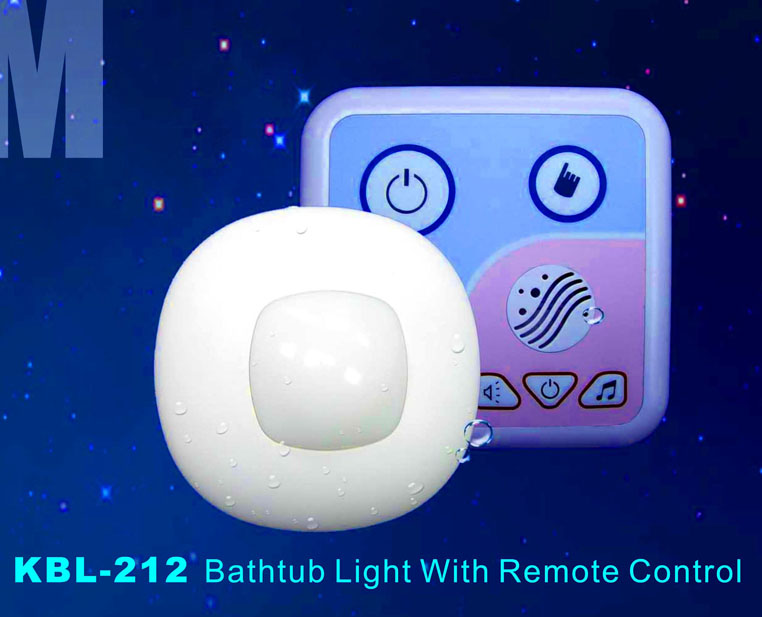 Bathtub Light With Remote Control & Nature Sound
