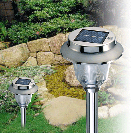 solar stainless steel lights