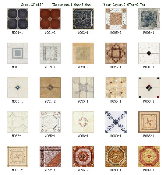 Vinyl Floor Tile (Register Design)