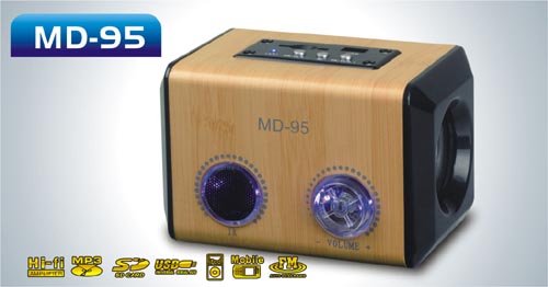 Wood mini sound box