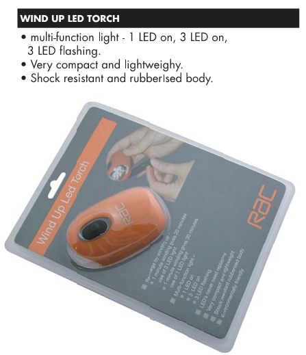 wind up led torch