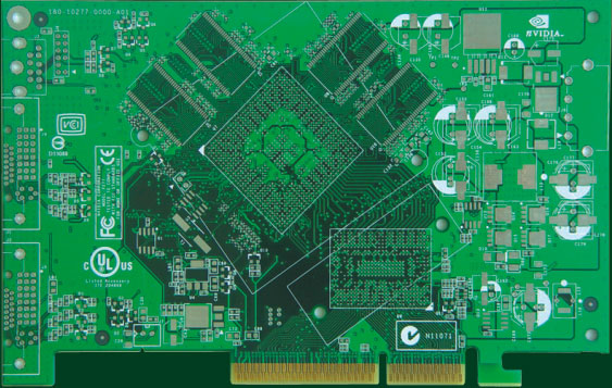 PCB with BGA