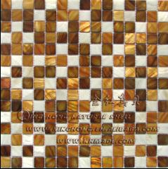 shell mosaic tiles fresh water shell SMP003