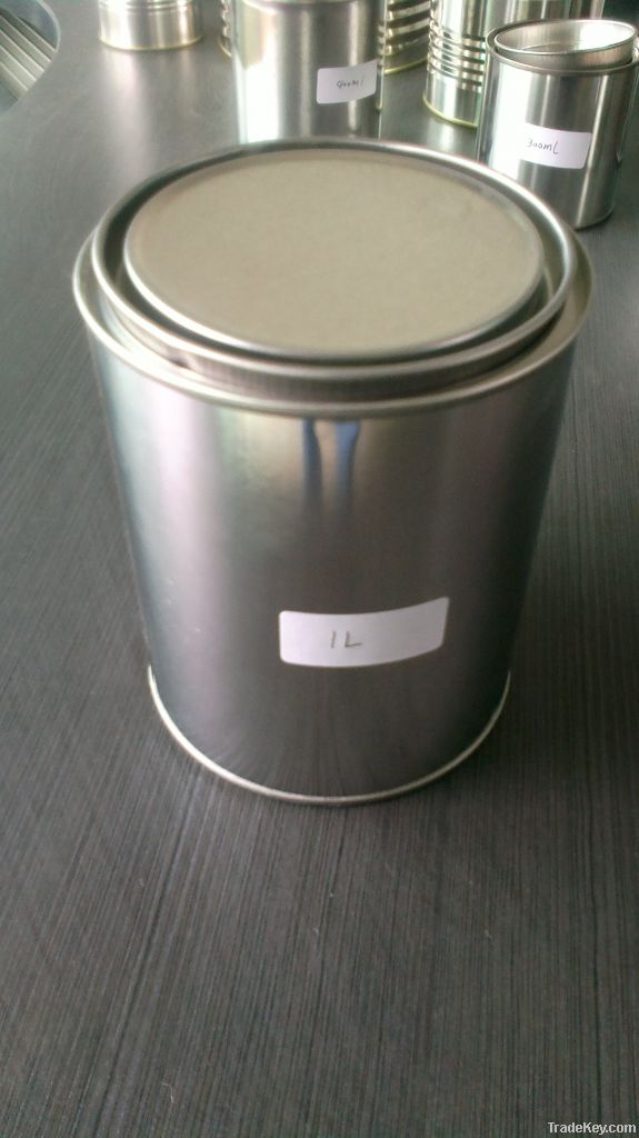 1L metal paint tin can