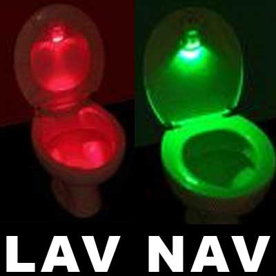 Toilet Light, Lav Nav, Lavatory Navigator