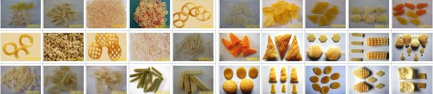 3D fried pellet snack food  machinery