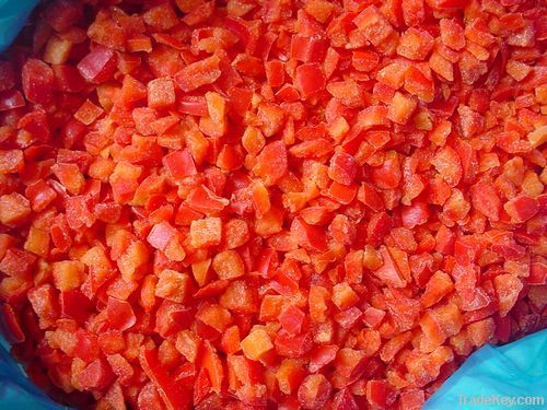 Frozen diced/ sliced red bell pepper