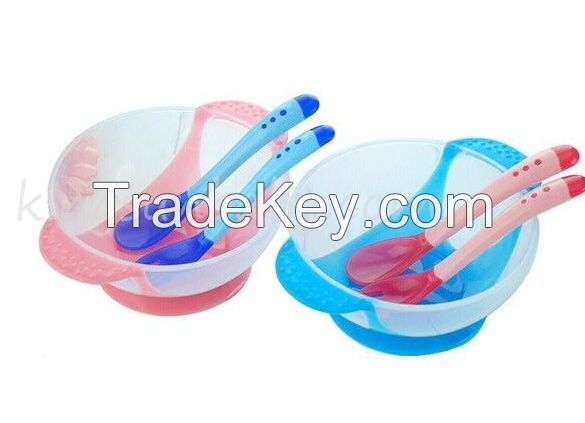 Food Grade Baby Feeding Suction Bowl Anti-Slip With Sucker Base