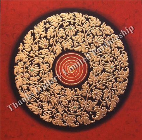Oil Painting (Circle Shapes )