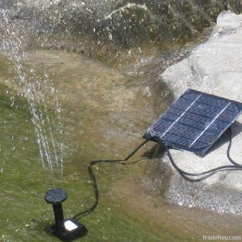 Solar Panel Power Submersible Fountain Pond Water Pump Delicate for Ga