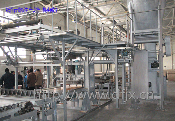 Gypsum board production line