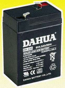 Sealed Lead Acid Battery 6V4.5AH