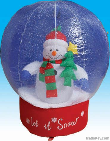 inflatable snowglobe