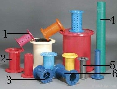 Plastic bobbins for winding machine