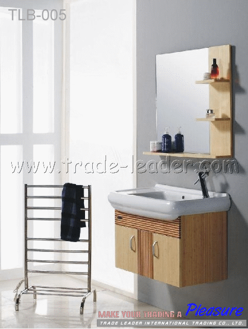 Elegant Bamboo bathroom cabinet