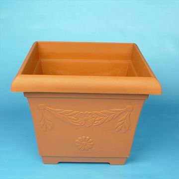 plastic flowerpot