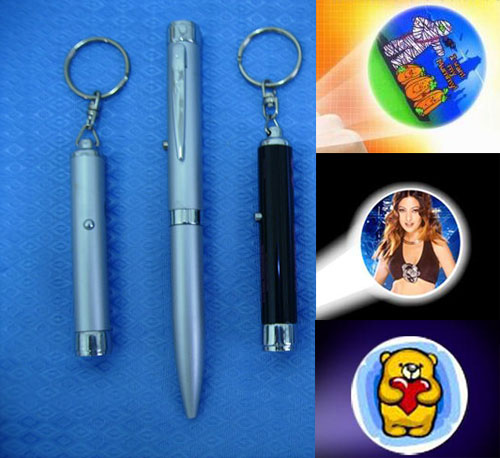 Projection LED LOGO Pen, light projector pen