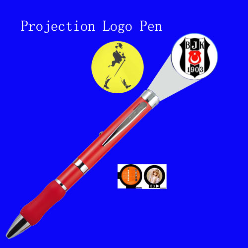 Projection LED LOGO Pen, light projector pen