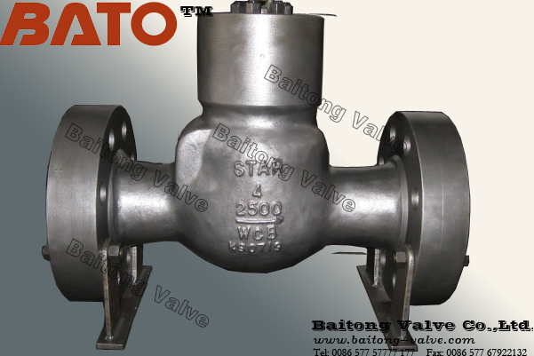 high pressure class 2500 carbon steel swing check valves