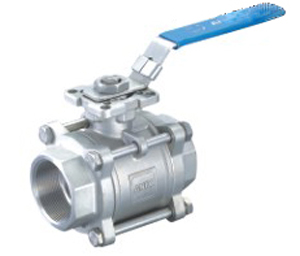 3PC Type Ball Valve With Internal Thread (high Mounting Pad)