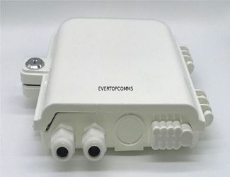 PC / ABS Material Ftth Distribution Terminal Box 8 Core For Telecommunication