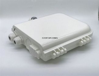PC / ABS Material Ftth Distribution Terminal Box 8 Core For Telecommunication
