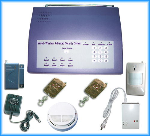 Anti-dismantle intelligent security burglar alarm system