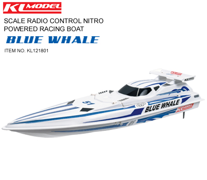R/C Nitro Powered Racing Boat