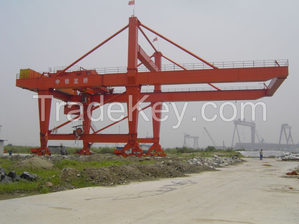 Heavy Duty Double Girder Container Gantry Cranes