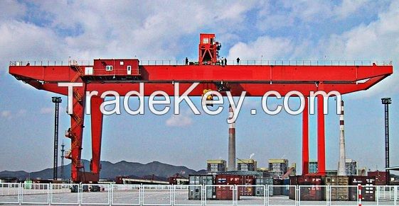 120 ton U type rail mounted gantry crane