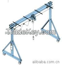 High quality 1 ton single girder mini gantry crane