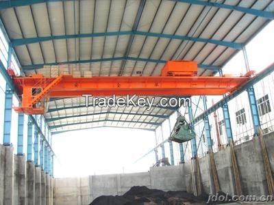 Professional design 10t single girder overhead grab crane